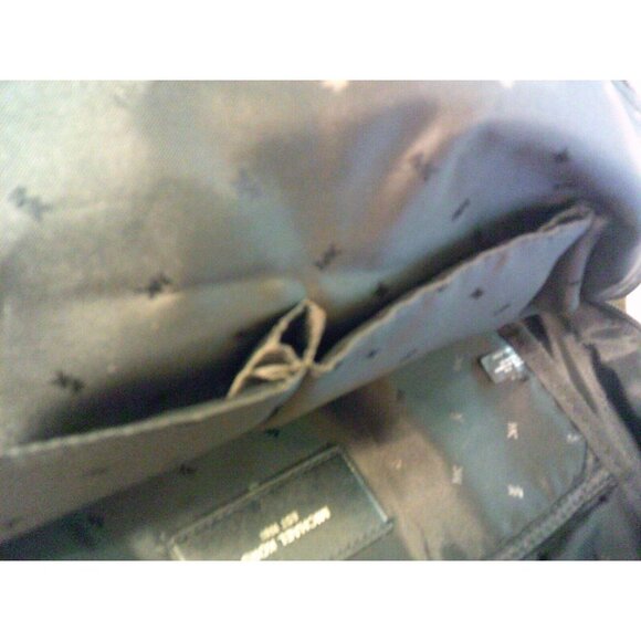 Michael Kors Backpack army green camouflage laptop school work travel bag style - Picture 14 of 16